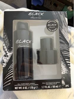 Kenneth Cole BLACK Cologne Gift Set – New & Sealed – 2 Piece