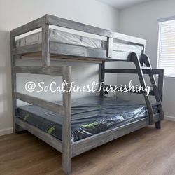 Twin Full Bunk Bed And Mattress