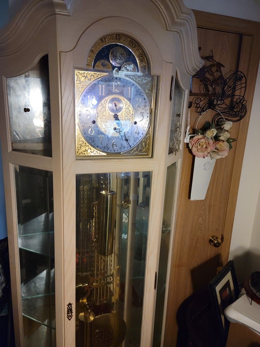 Sleigh Grandfather Clock