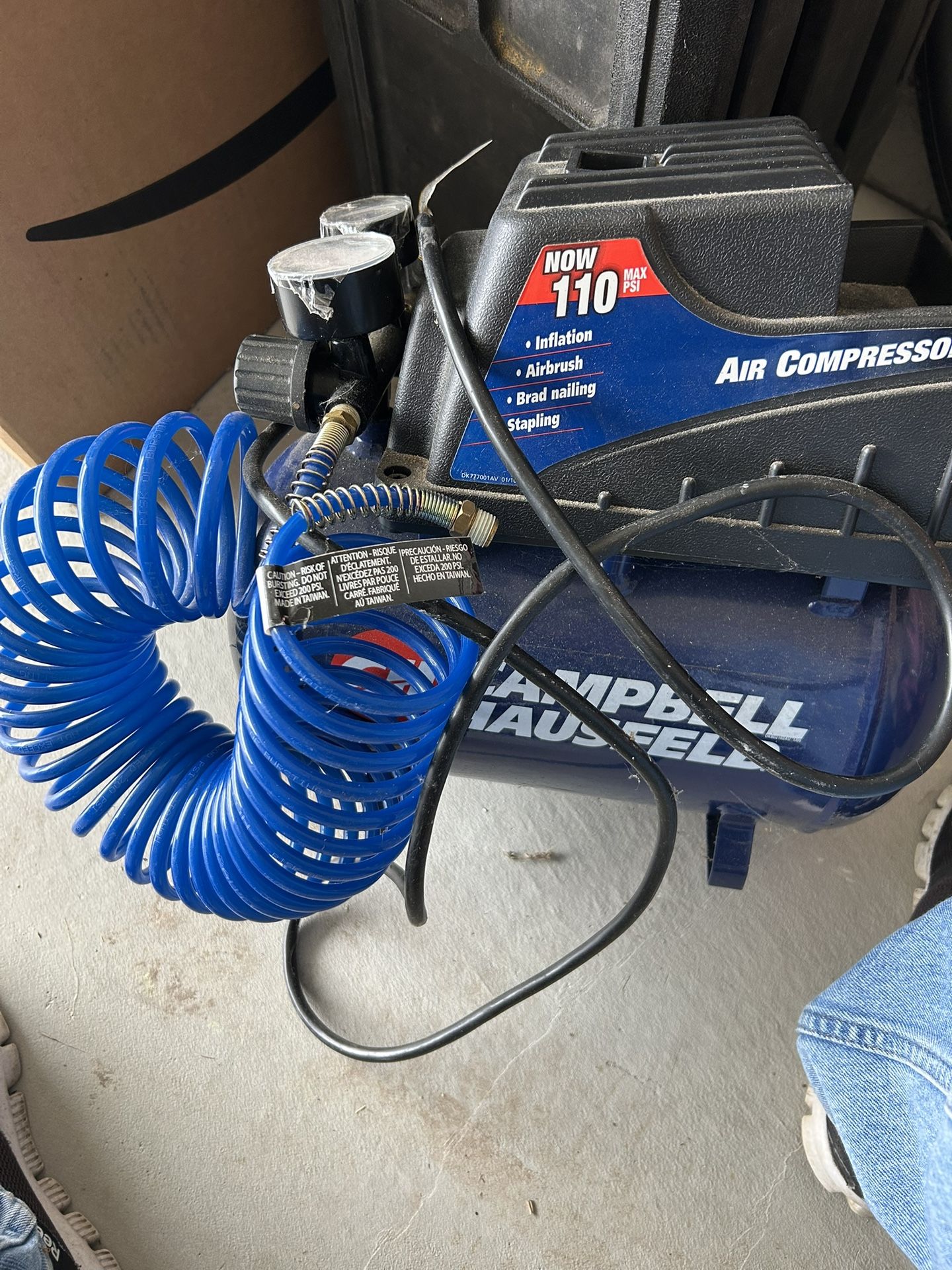 Portable Air Compressor, Like New