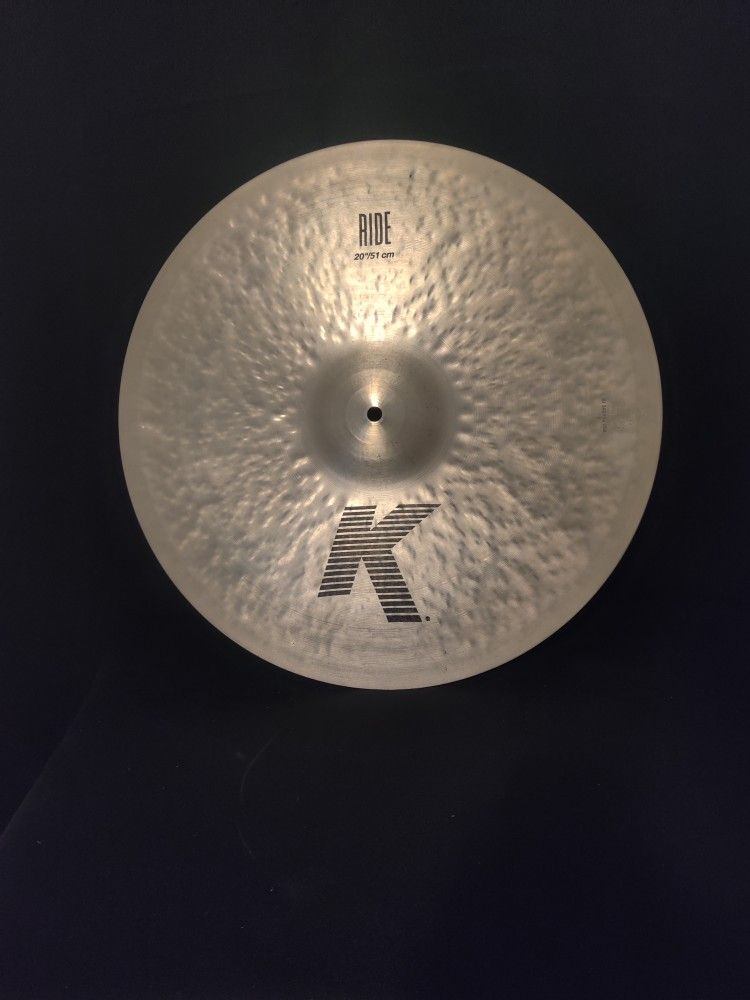 Zildjian 20" K Custom Dark Ride Cymbal Like New 4 Drum set Crash Hi Hat Splash Trash China Ozone
