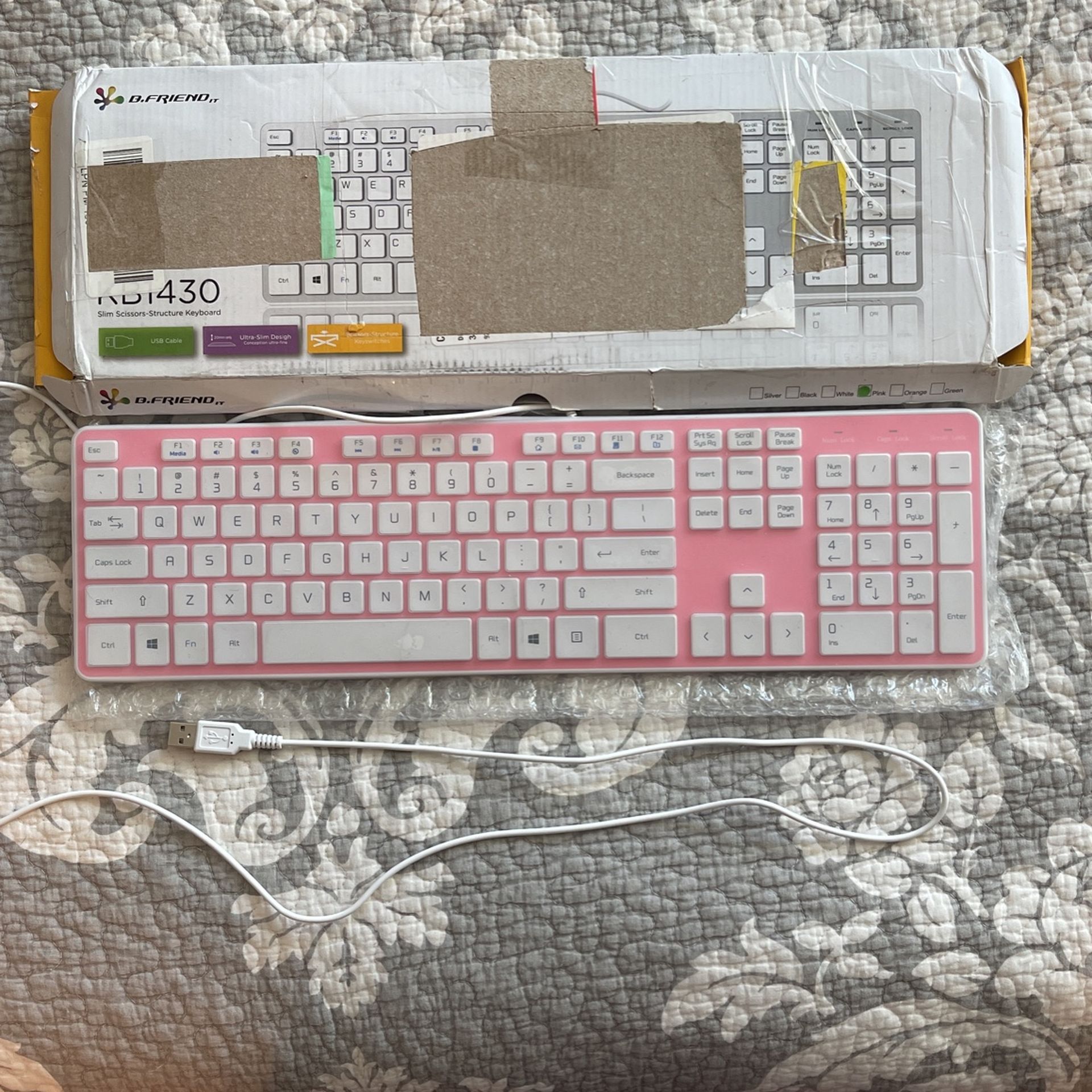Keyboard Pink USB