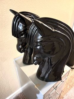Horse Face Statues