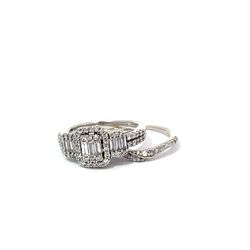 Lady Diamond Wedding Ring 14kwg 