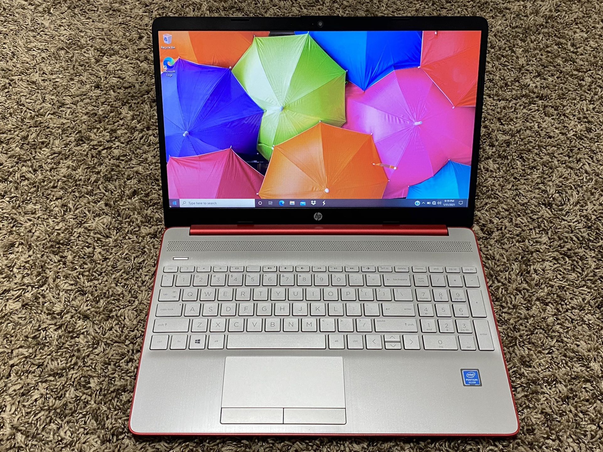 Red Hp Laptop 15