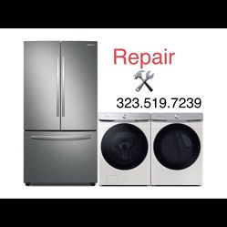 Washer, dryer, refrigerator repair