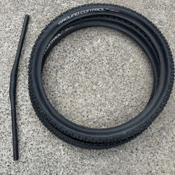 Bike Tires And Handlebars 