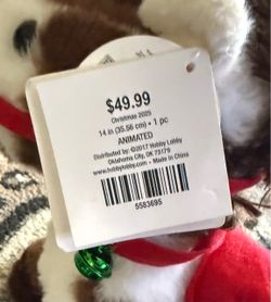 Brown and White Plush Horse Stuffed Animal