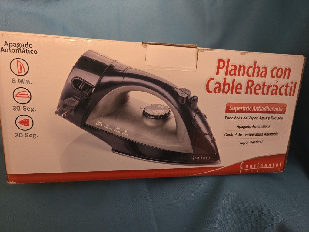 Retractable Cord Iron