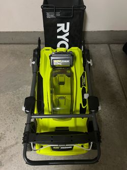RYOBI Cordless Lawn Mower + 40V 6Ah Battery & Charger
