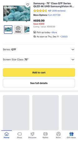 75 Inch Samsung Qled Q7f 