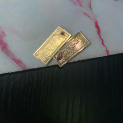 100 Dollar Bill Earrings