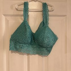 Aerie Turquoise Lace Bralette