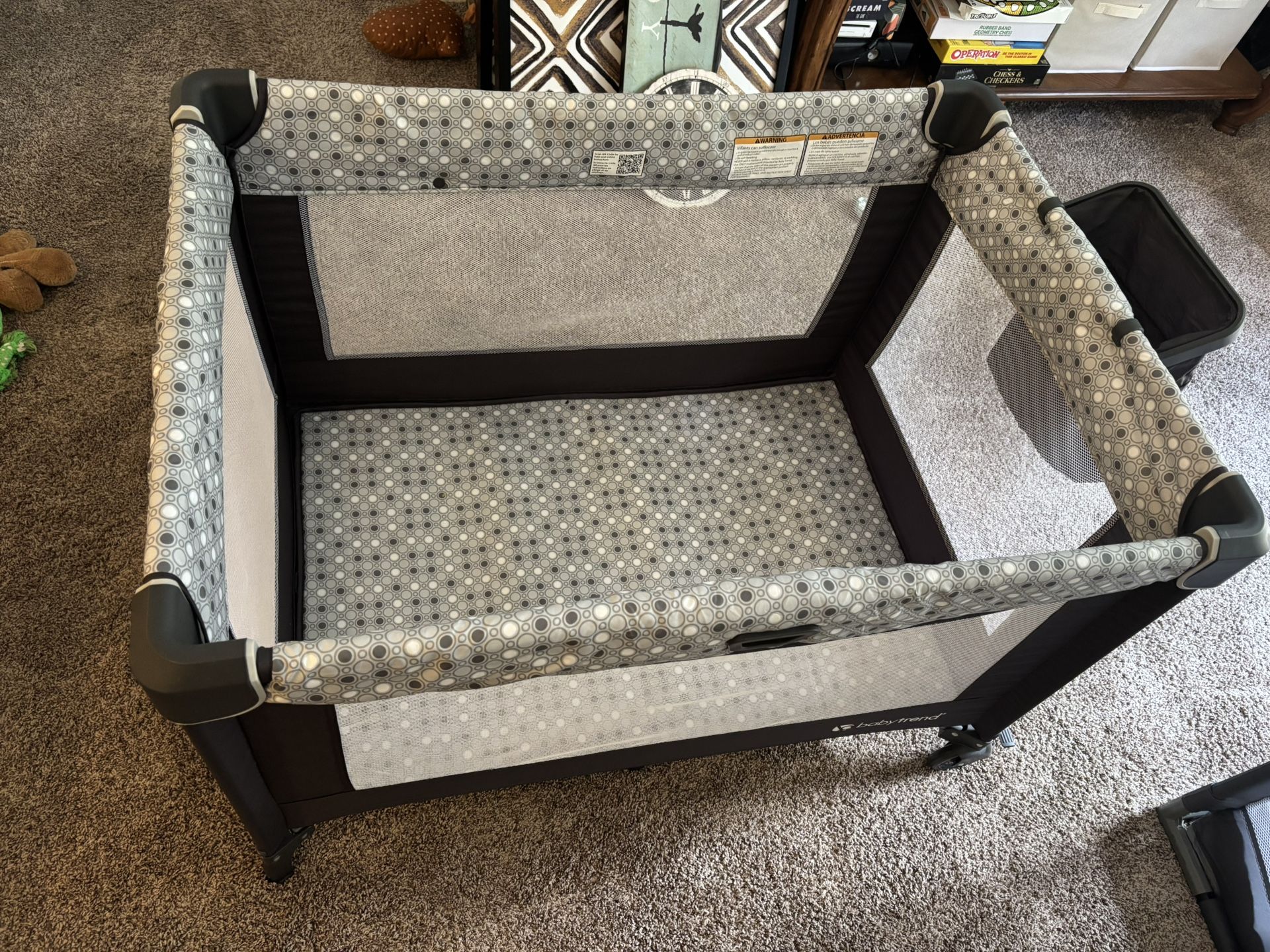 BabyTrend Brand Playpen/changing Table