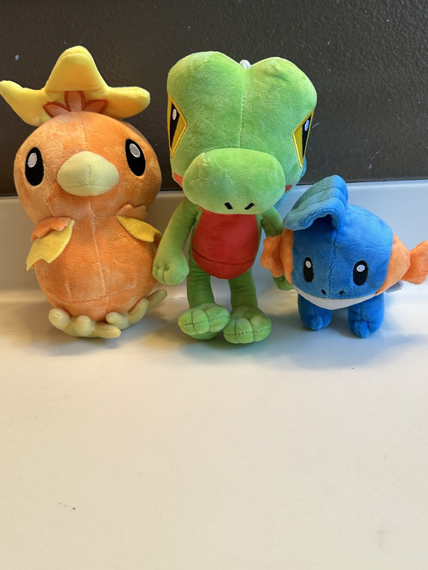 New Hoenn Starters Pokemon Plushies