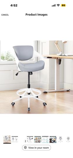 Cushy Office Chair - Adjustable With foot stool