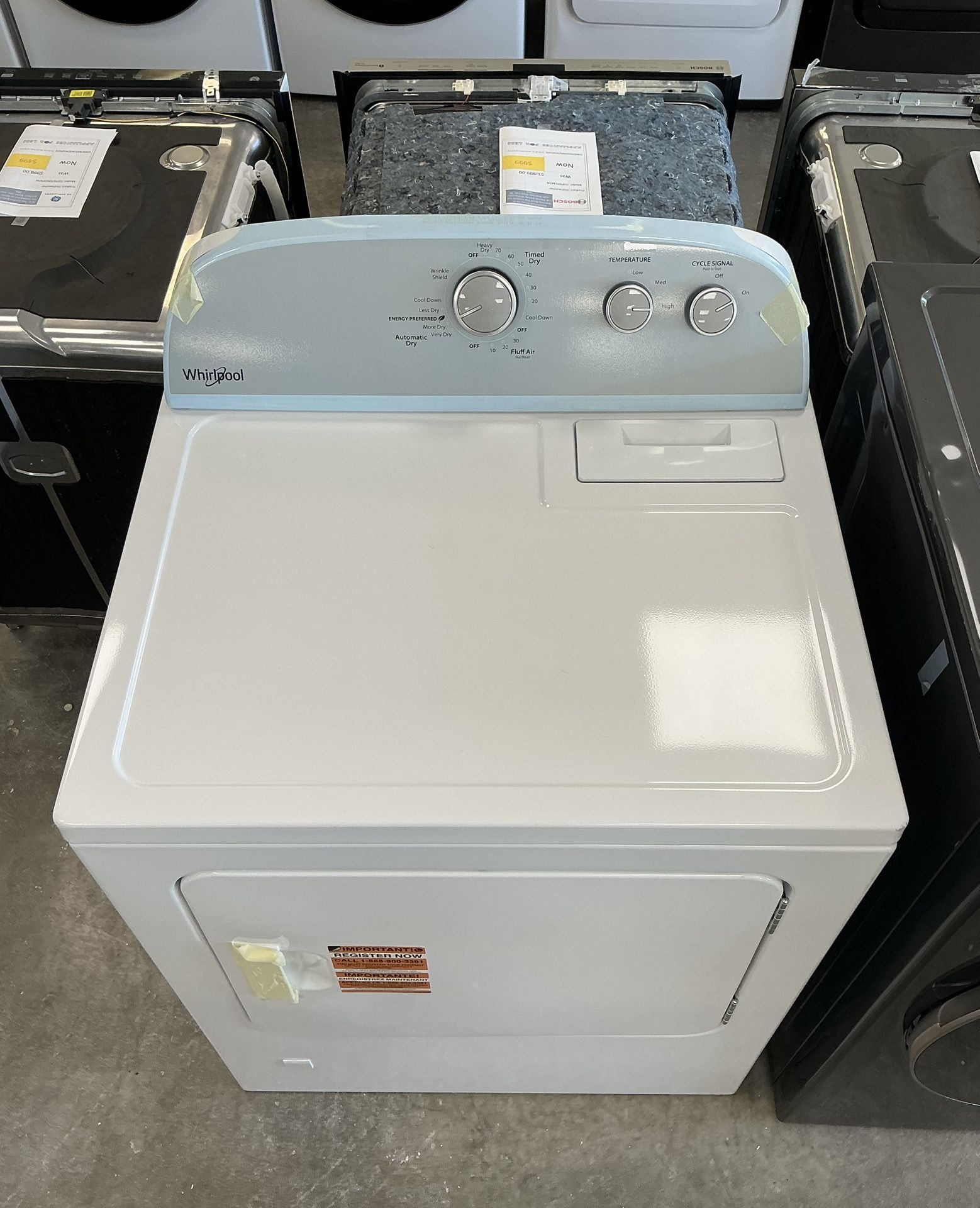 Whirlpool 7.0 cu. ft. Vented Gas Dryer in White