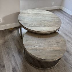 Wood & Metal Coffee Table