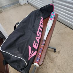 Easton 28" baseball softball Bat with bag