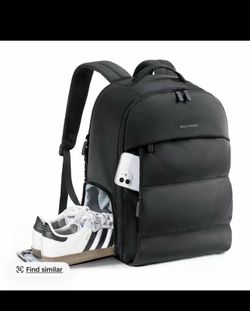 Travel backpack black