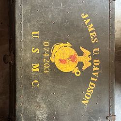 1950 era marine foot locker
