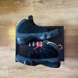2021 Air Jordan 9 Retro ‘Dark Charcoal University Gold’ Size 12
