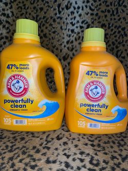 2🔥105 Fl oz Arm & hammer laundry detergent both for $15 firm on price