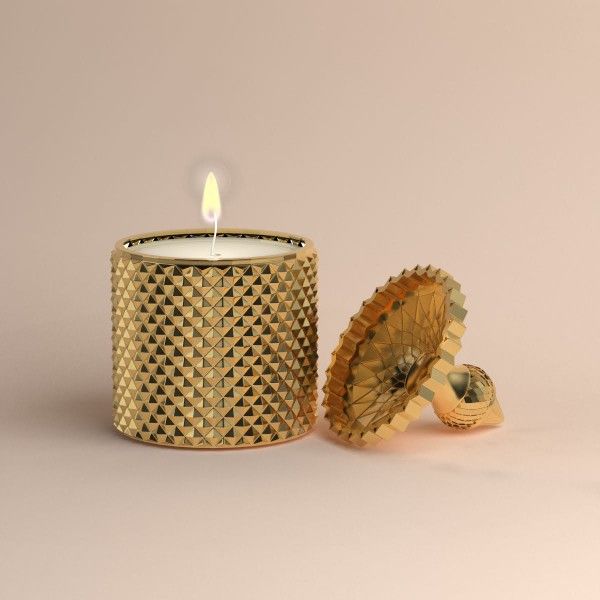 Opulent Soy Candle + Candle Care Kit (Gold)