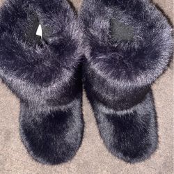 Fur Boots Worn Once Women’s 7 