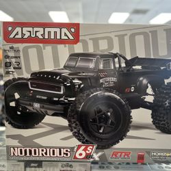 Armor Notorious 6S 1/8 Scale 4WD Monster Truck.