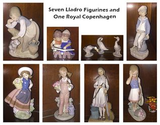 Lladros and Royal Copenhagen Figurines