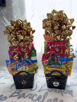 Canastitas de dulces para graduacion