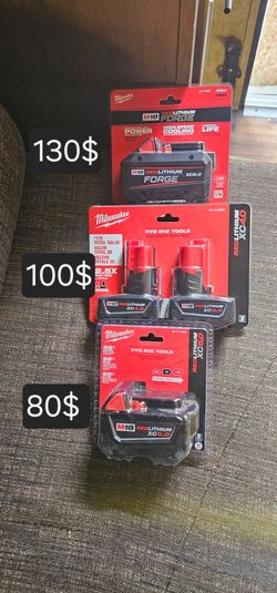 Milwaukee batteries