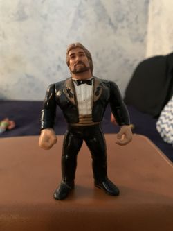 Ted DiBiase WWF Titan Sports Wrestling Action Figure Toy WWE Loose 1990