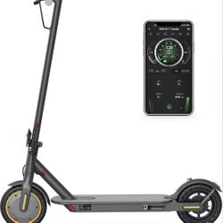 Max 19 Mph & 15-19 Miles Range Scooters, Folding Scooters with 8.5" Solid Tires, Commuting Scooter Kick Scooter with APP Control