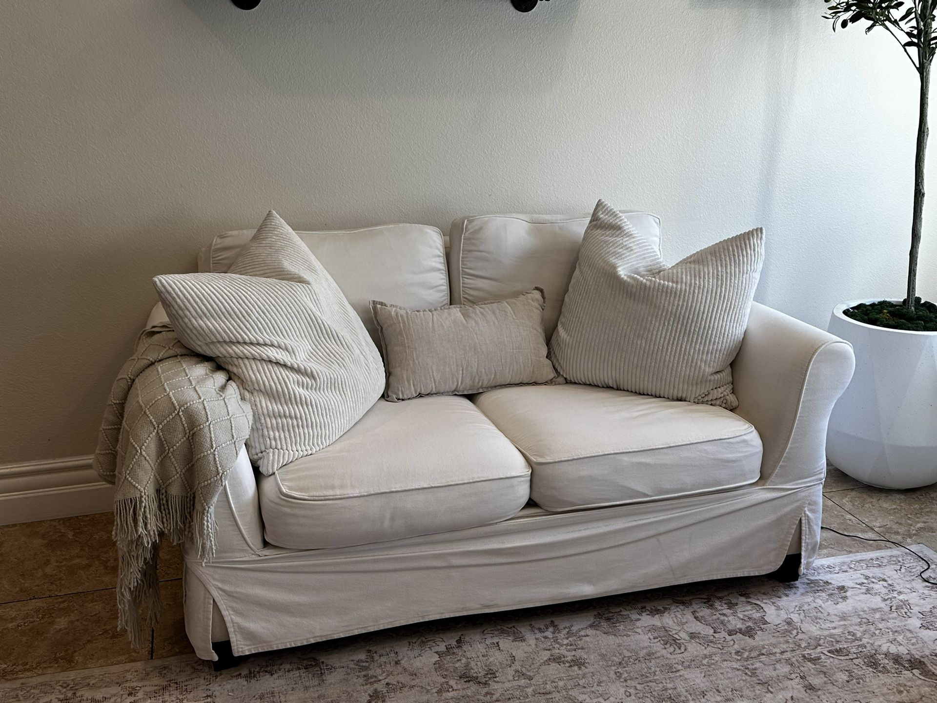FOR SALE - Pottery, Barn, Loveseat Sofa