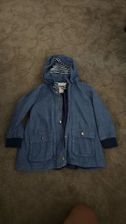 H&M Blue Denim Hooded Jacket