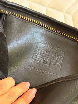 Vintage Coach Black Leather Soho Zip Hobo Bag 9953 – Made in USA