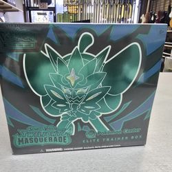 POKEMON SCARLET & VIOLET TWILIGHT MASQUERADE  ELITE  TRAINER BOX NEW.