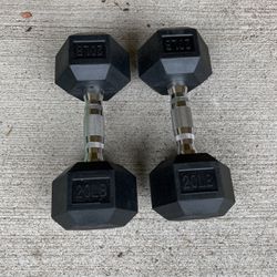 set if 20 lbs dumbbell weight