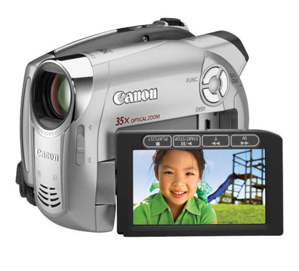 Cannon DC 220 Mini dVD Camcorder With 23 R/W DVDs