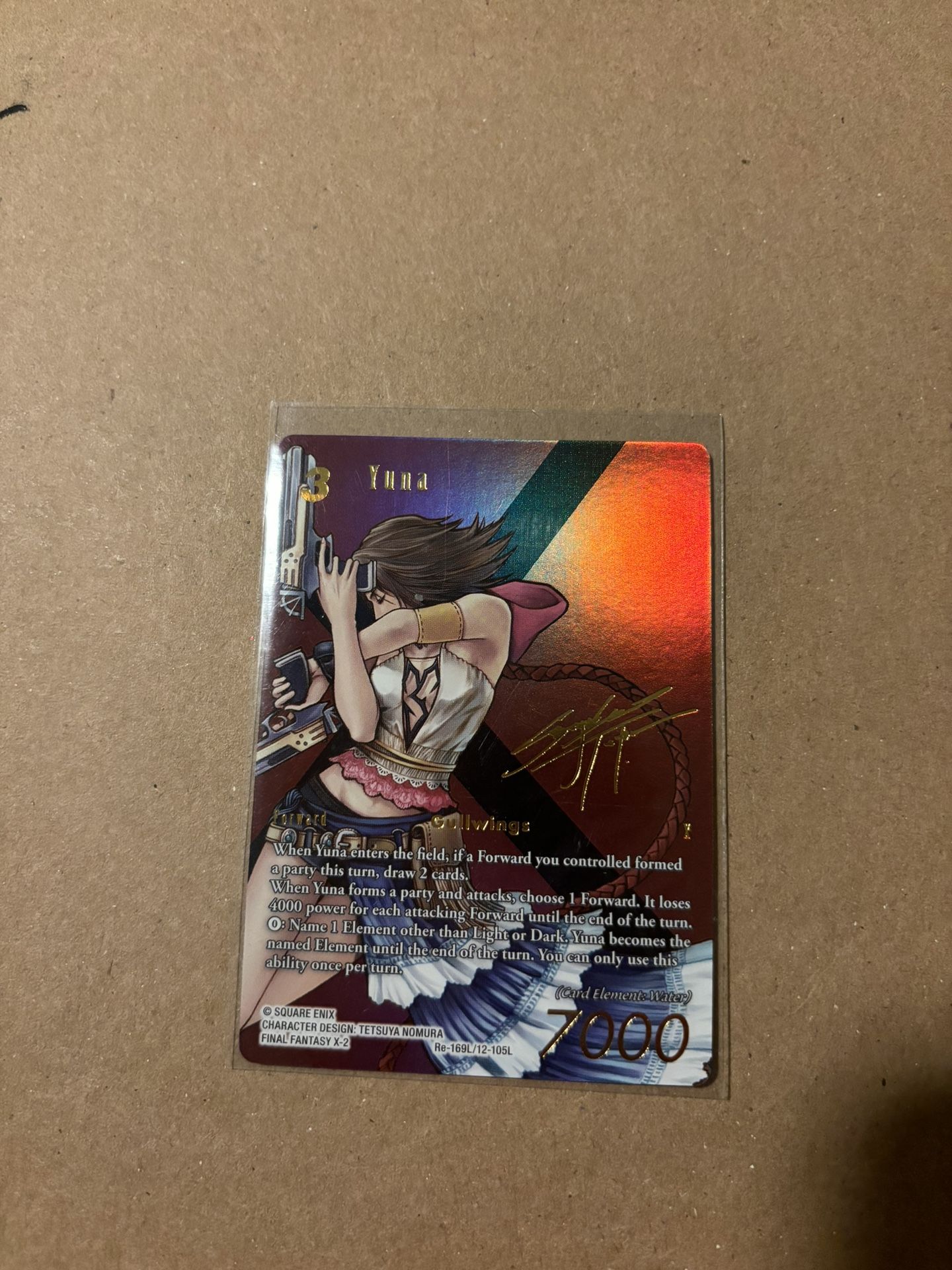 Yuna - Final Fantasy Signed NEW TCG for Sale in San Antonio, TX