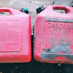 2 - 5 Gallon Gas Tanks