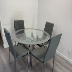 Table with 4 Chairs All New Furniture And Free Delivery Free Installation 