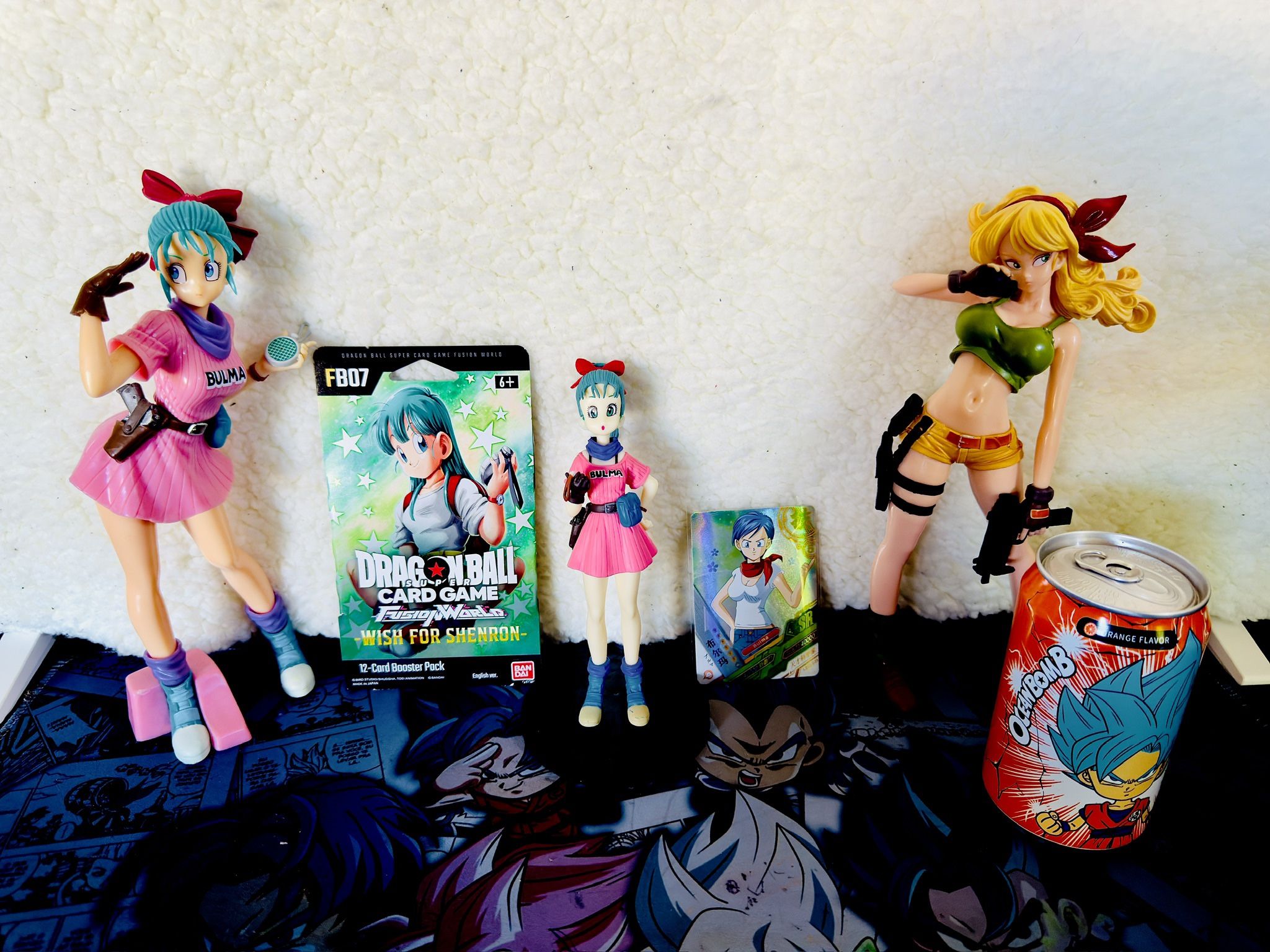 Dragon Ball Bulma Figures Card & Booster Pack Bundle
