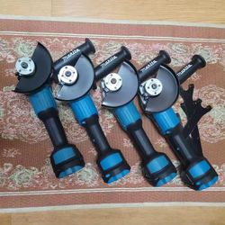 Makita Brushless 100/125mm Angle Grinder 18V 