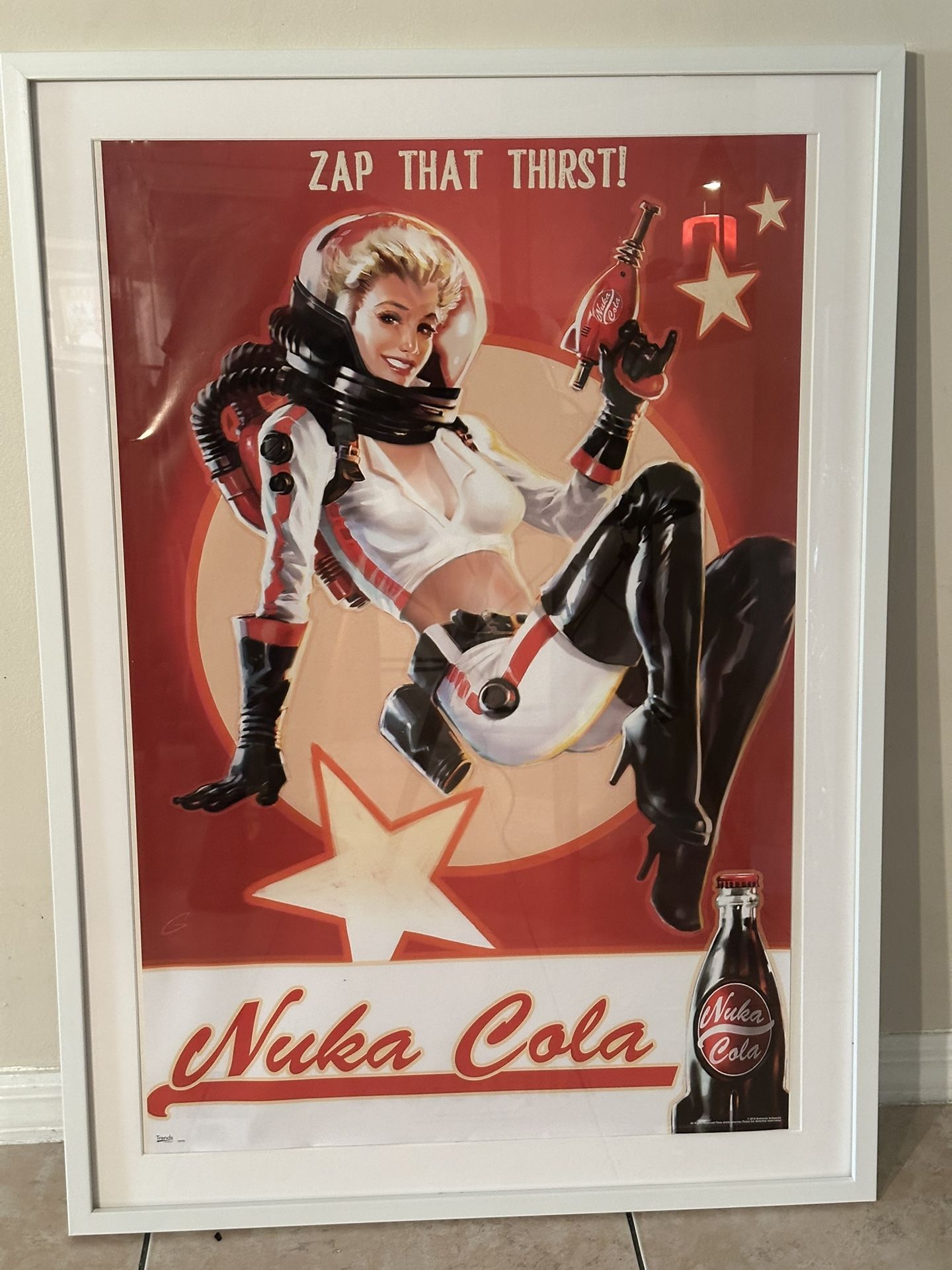 Framed Nuka Cola Poster – Fallout Series (28x39”)