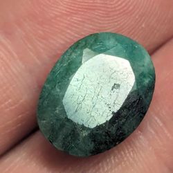 11.55ct Oval Cut Natural Emerald Untreated Loose Gemstone Columbian 
