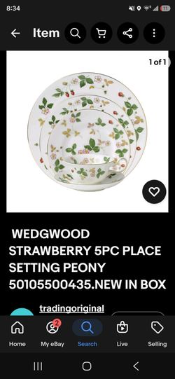 5 piece wedgewood plate set