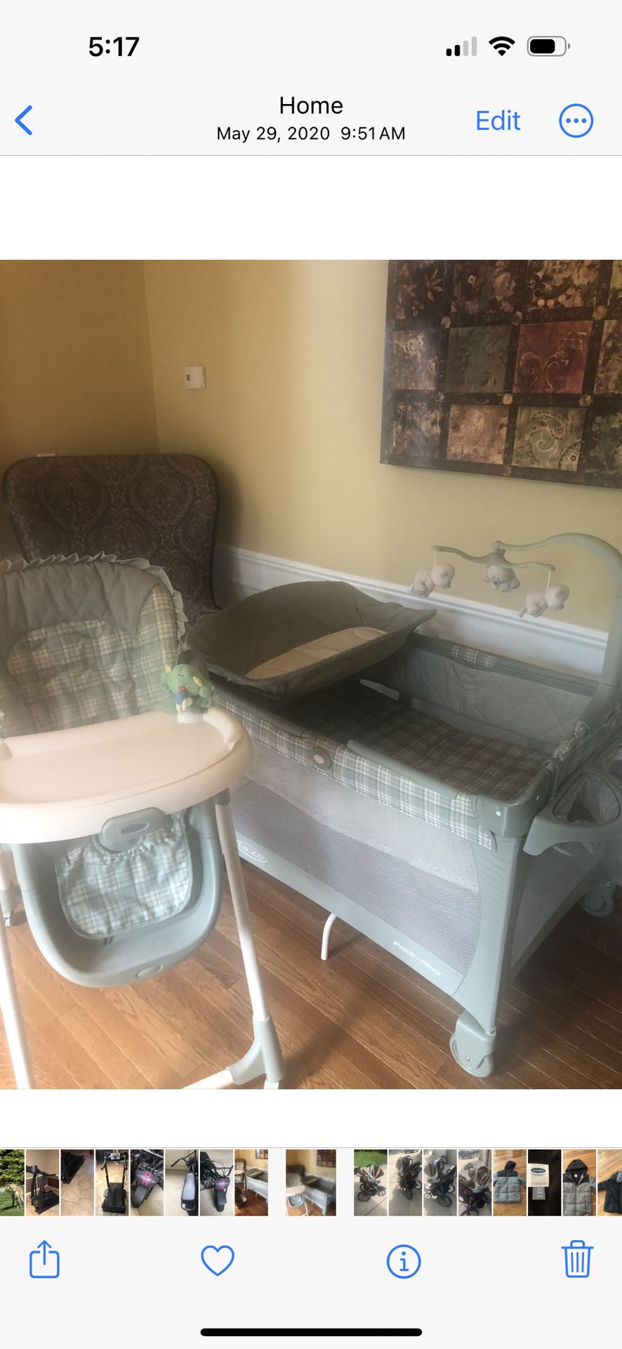 Playpen, High chairs 